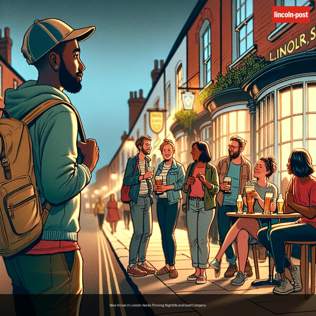New Arrival in Lincoln Seeks Thriving Nightlife and Good Company