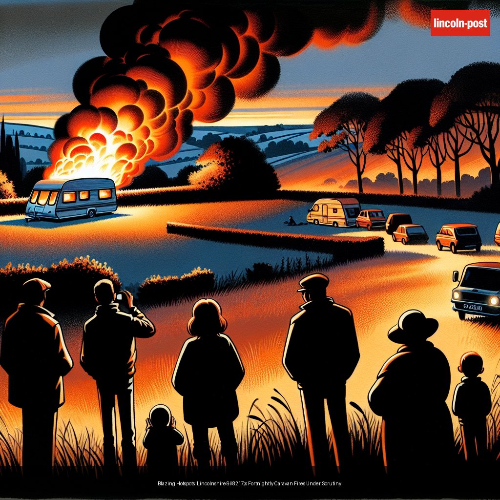 Blazing Hotspots: Lincolnshire’s Fortnightly Caravan Fires Under Scrutiny