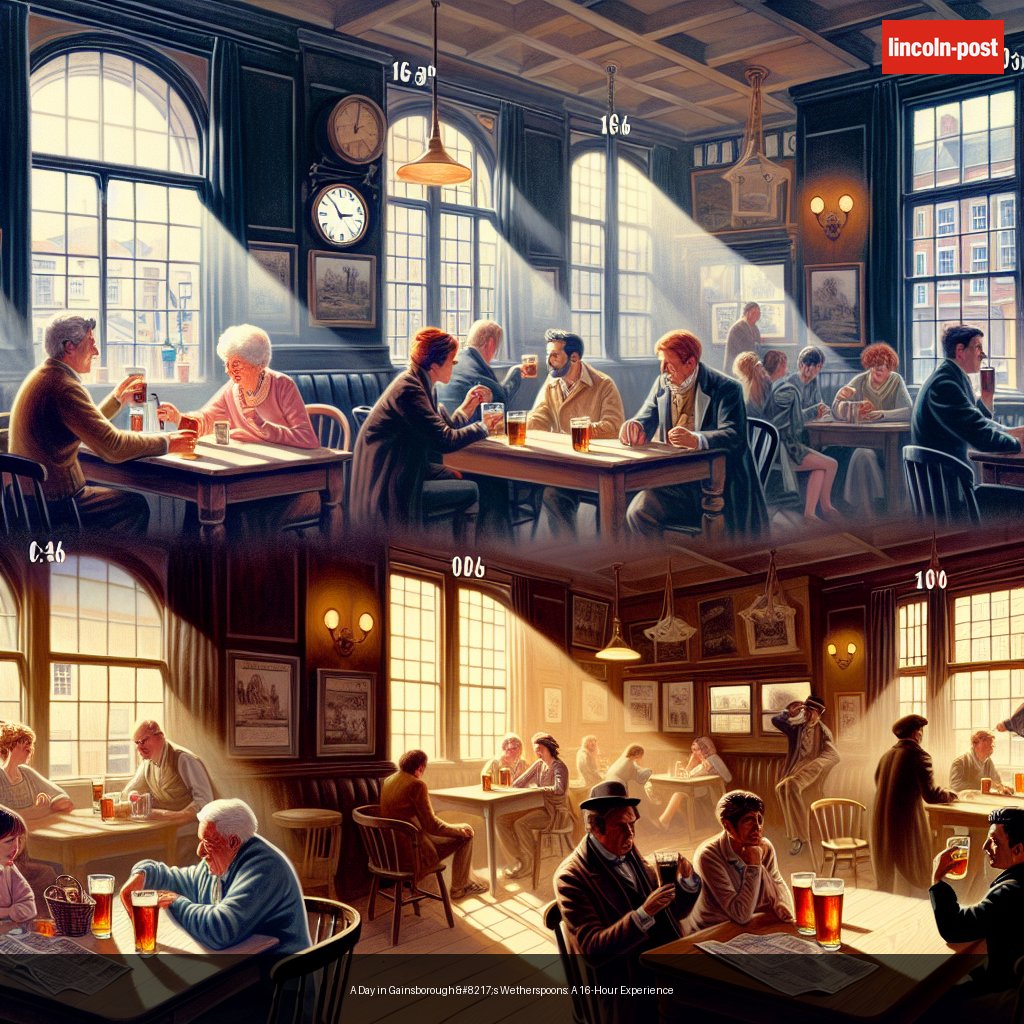A Day in Gainsborough’s Wetherspoons: A 16-Hour Experience