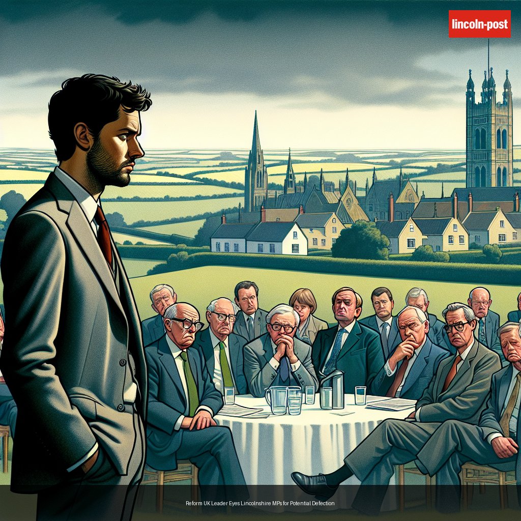 Reform UK Leader Eyes Lincolnshire MPs for Potential Defection