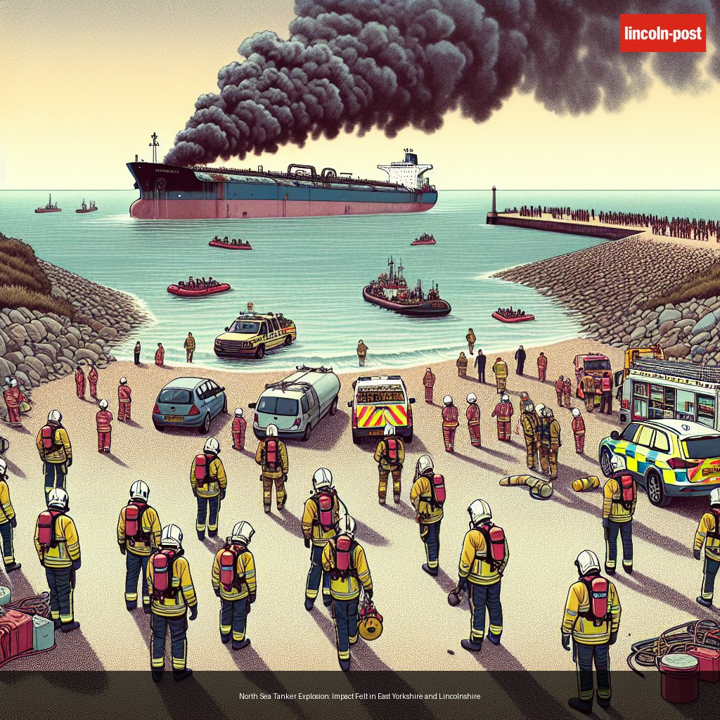 North Sea Tanker Explosion: Impact Felt in East Yorkshire and Lincolnshire