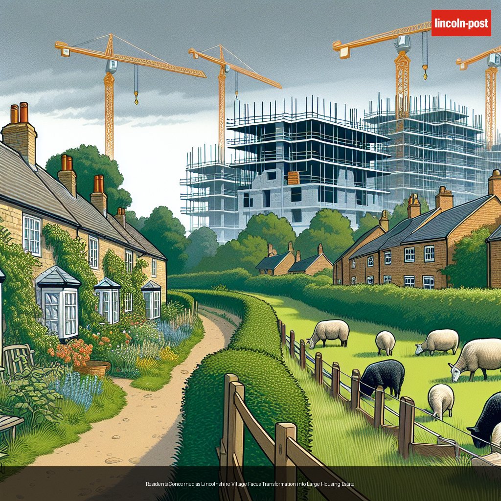 Residents Concerned as Lincolnshire Village Faces Transformation into Large Housing Estate
