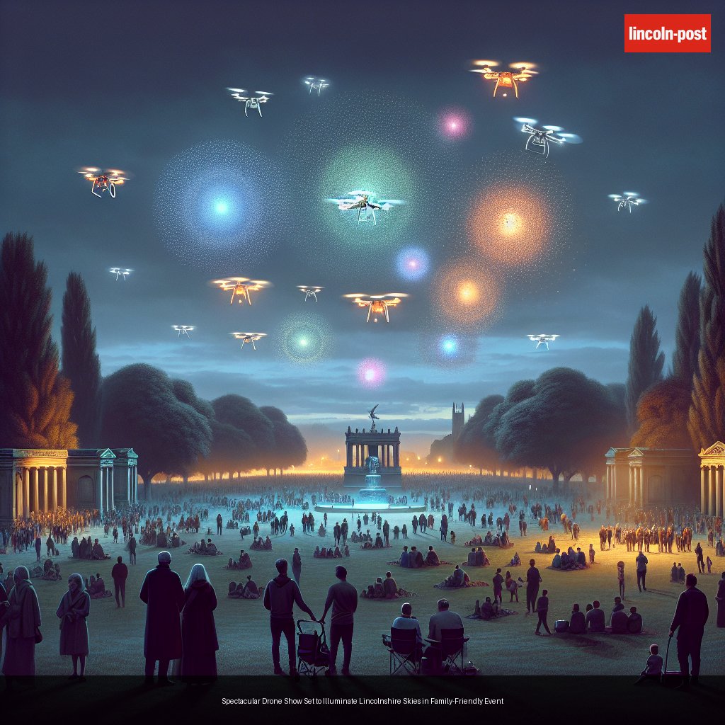Spectacular Drone Show Set to Illuminate Lincolnshire Skies in Family-Friendly Event