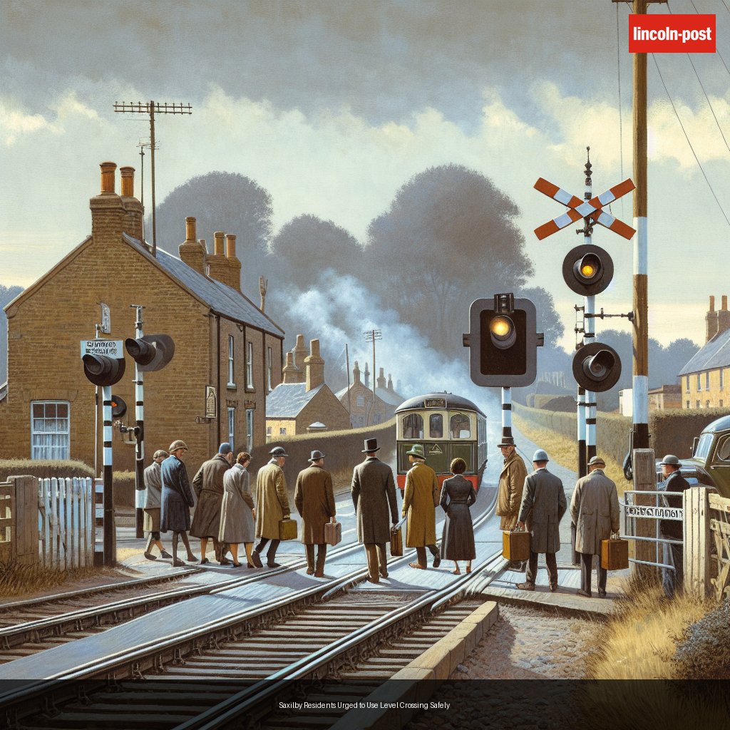Saxilby Residents Urged to Use Level Crossing Safely