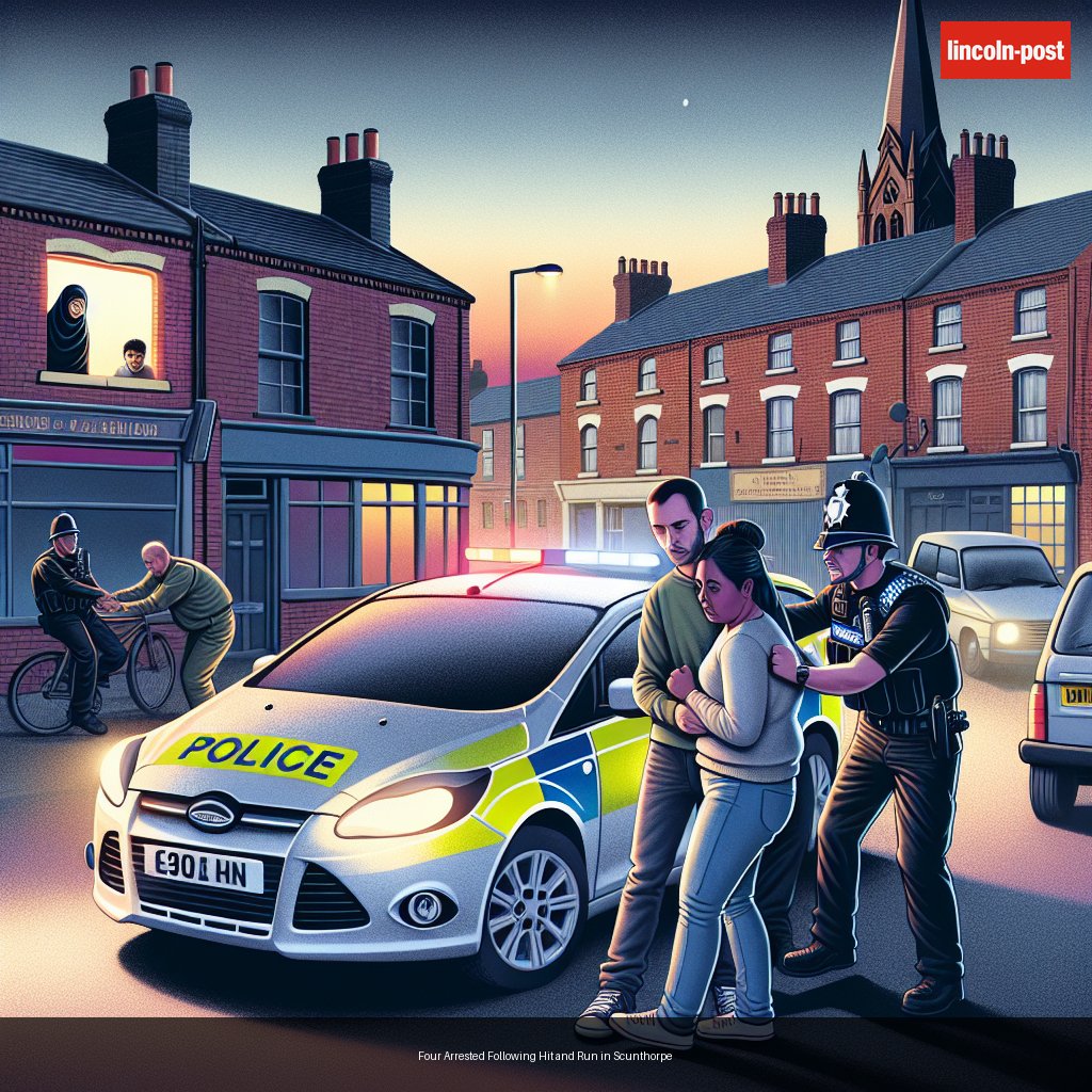 Four Arrested Following Hit and Run in Scunthorpe