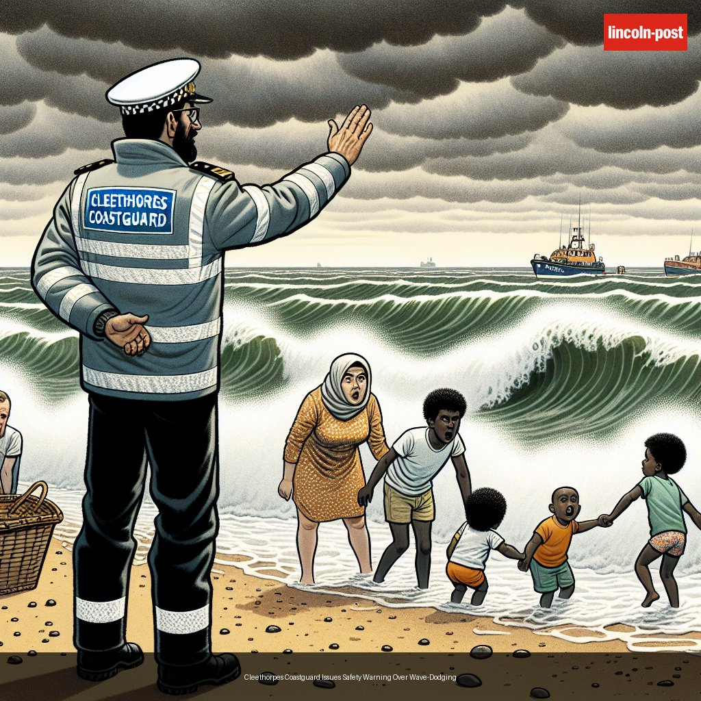 Cleethorpes Coastguard Issues Safety Warning Over Wave-Dodging