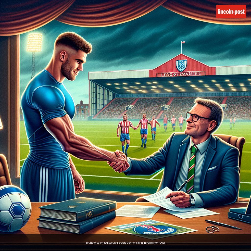 Scunthorpe United Secure Forward Connor Smith in Permanent Deal
