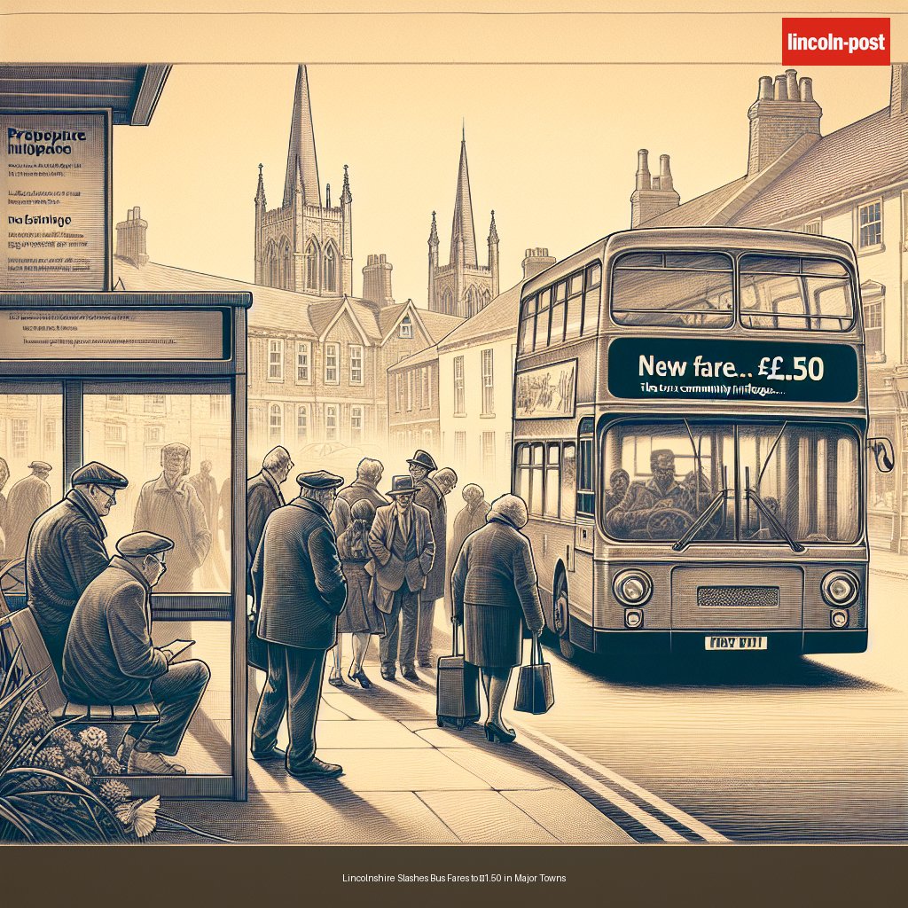 Lincolnshire Slashes Bus Fares to £1.50 in Major Towns