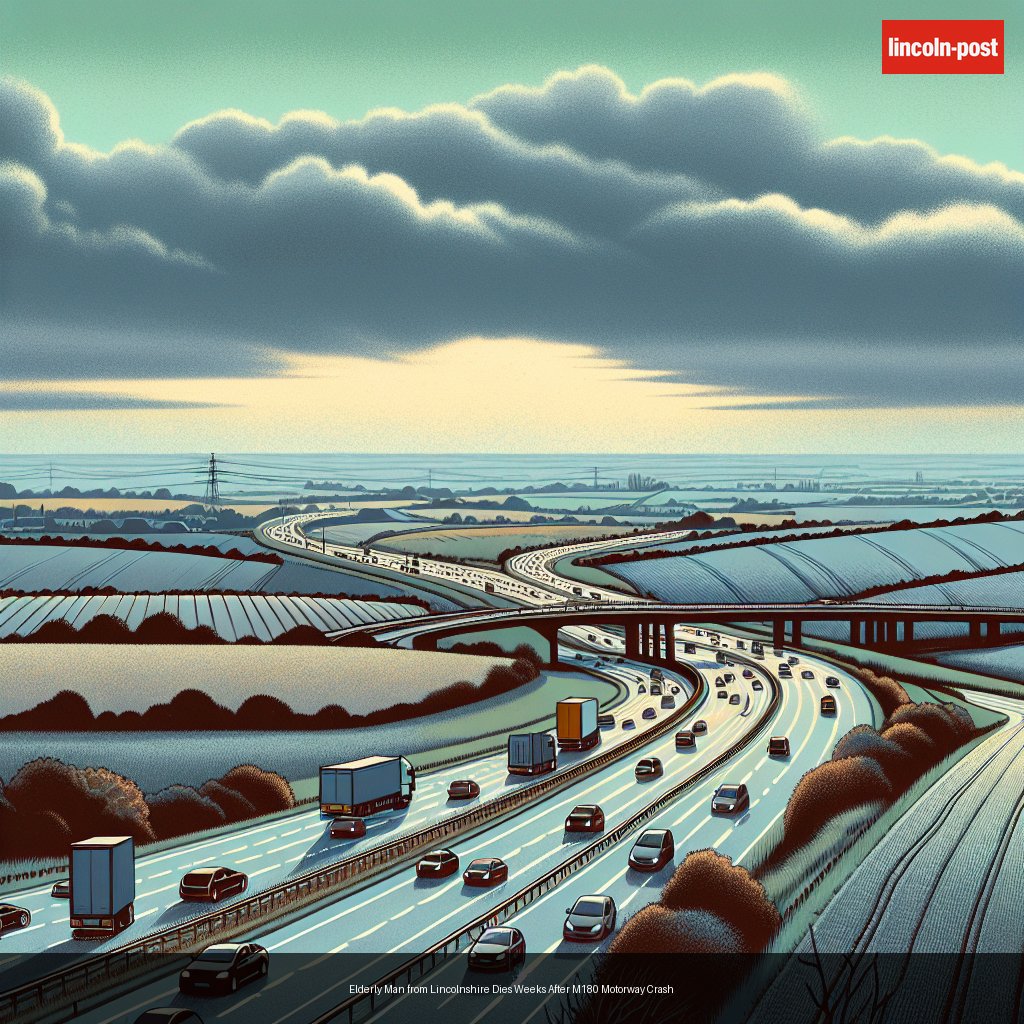 Elderly Man from Lincolnshire Dies Weeks After M180 Motorway Crash